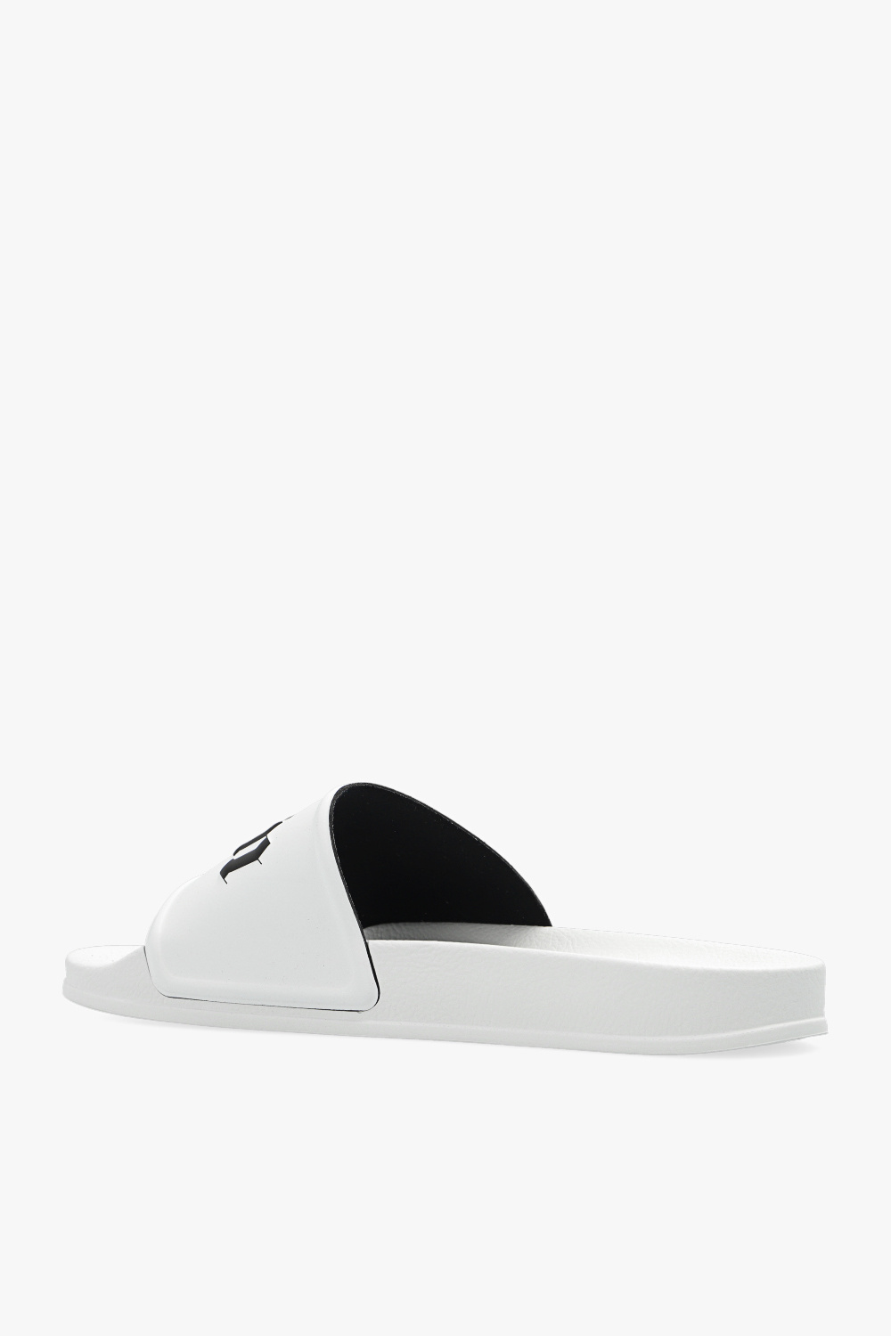 Slides with logo Palm Angels - René Caovilla heeled leather